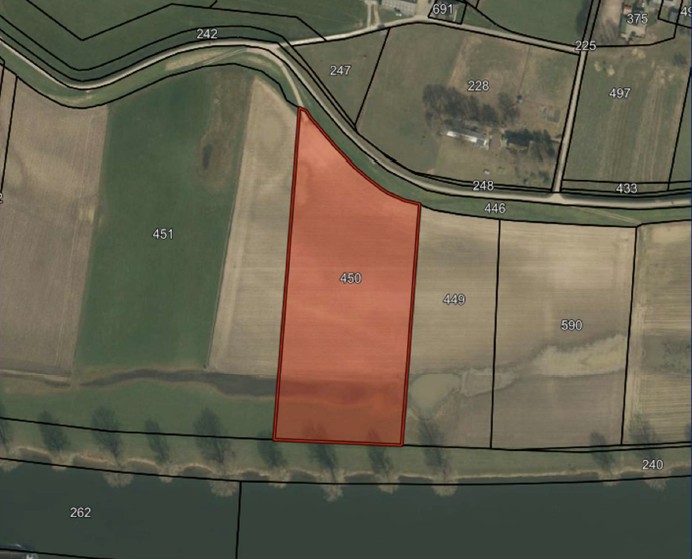 Luchtfoto Maasdijk te Overasselt